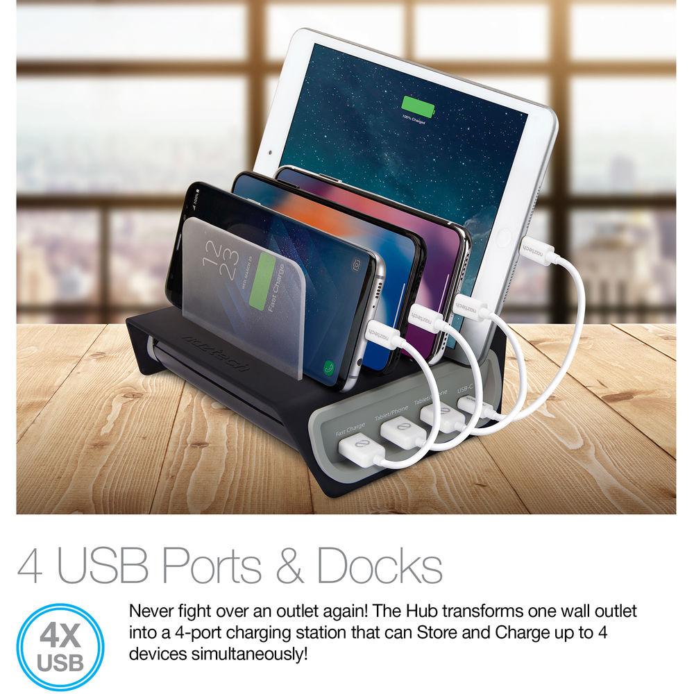 Naztech Adaptive Fast Charge Power Hub 4