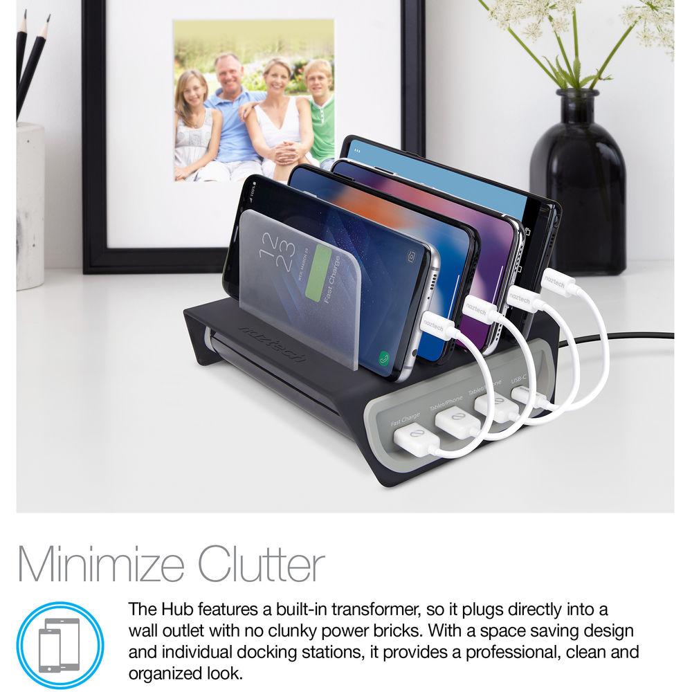 Naztech Adaptive Fast Charge Power Hub 4