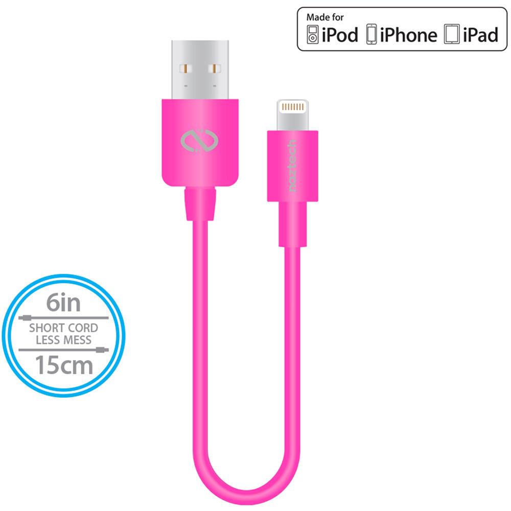 Naztech MFi Lightning Charge & Sync USB Cable, Naztech, MFi, Lightning, Charge, &, Sync, USB, Cable