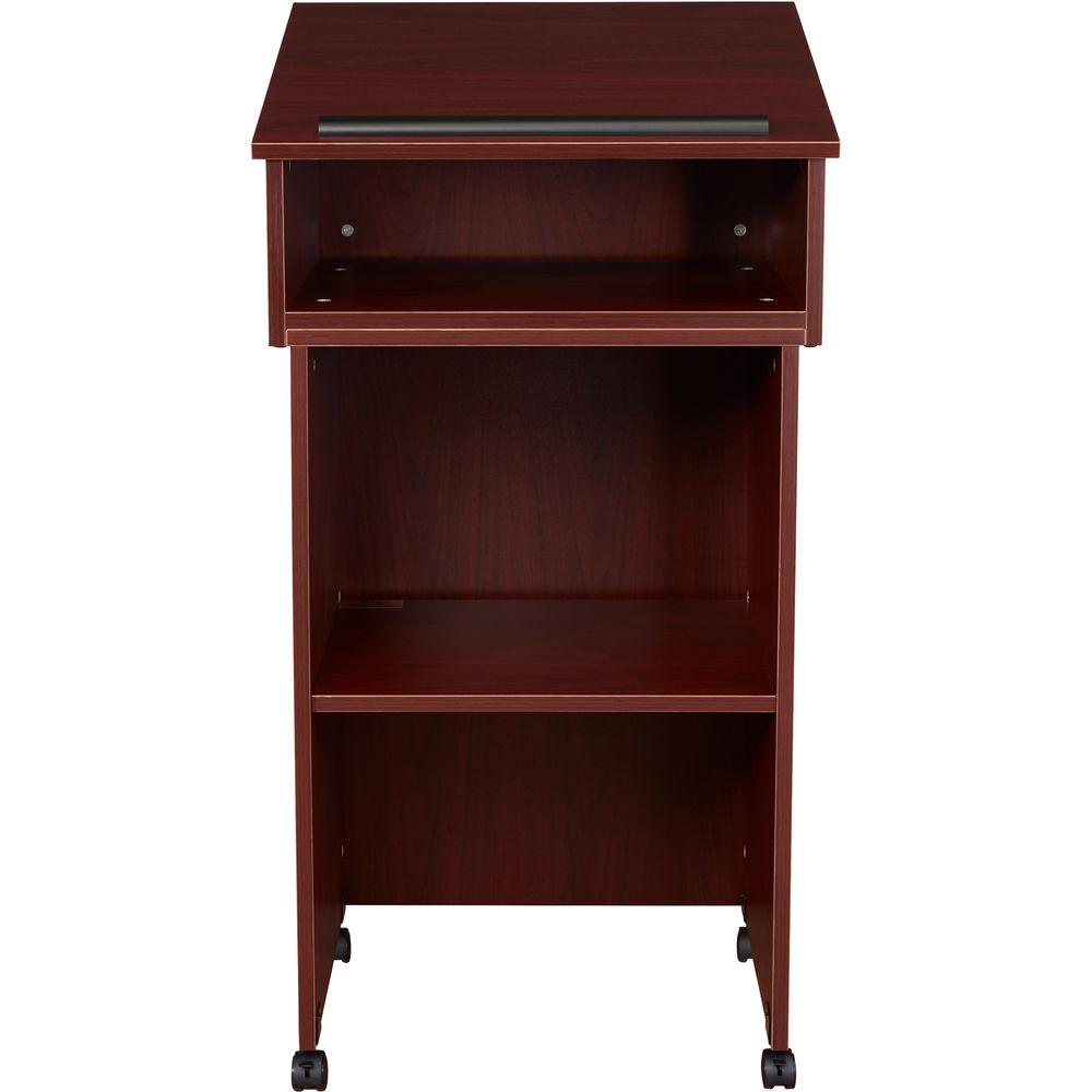 Oklahoma Sound Tabletop Lectern With Av Cart Lectern Base