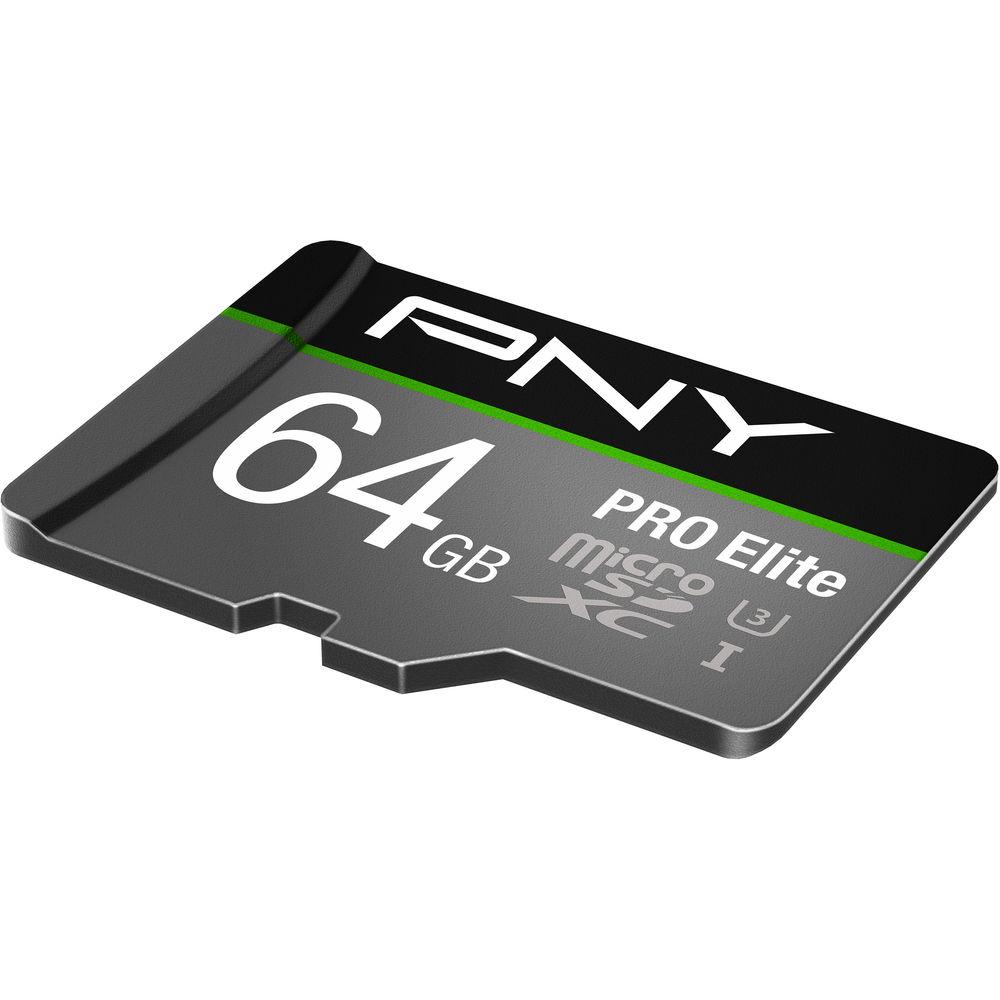 PNY Technologies 64GB Pro Elite microSDXC Memory Card