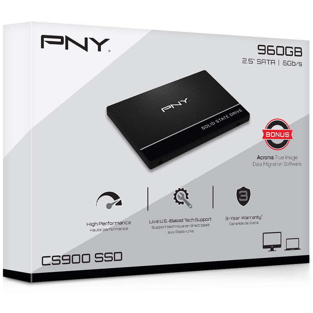 PNY Technologies 960GB CS900 SATA III 2.5" Internal SSD