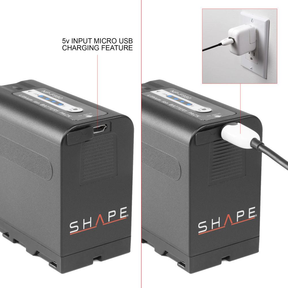 SHAPE NP-F980 6600mAh Lithium-Ion Battery