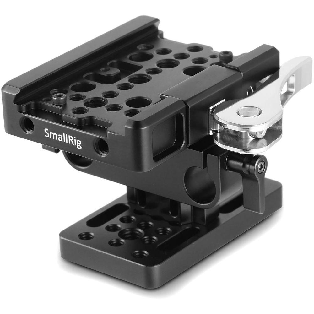 SmallRig Baseplate with Locking Lever & 15mm LWS Rod Clamp