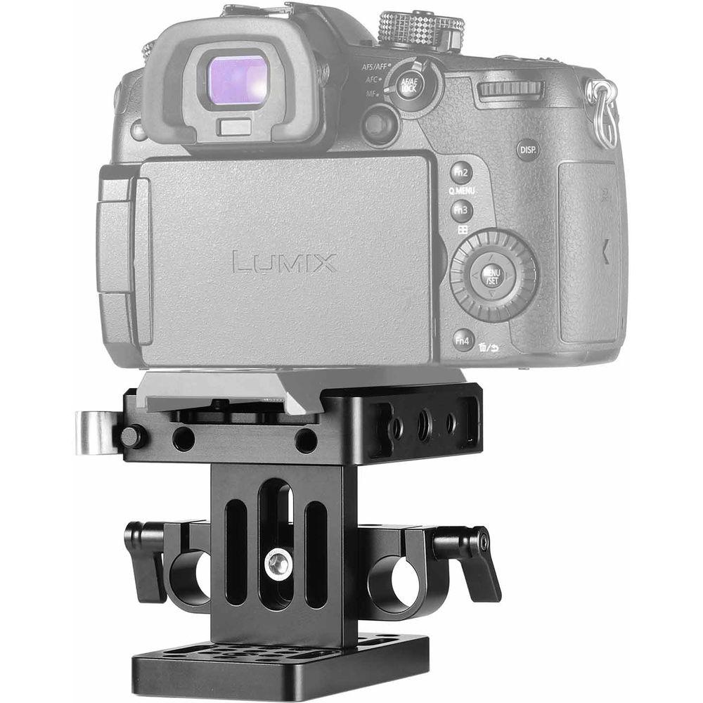 SmallRig Baseplate with Locking Lever & 15mm LWS Rod Clamp