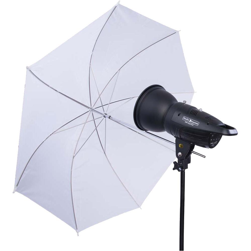 Studio Essentials 200Ws Value Flash Head 2-Light Kit with Umbrellas and Wireless Remote