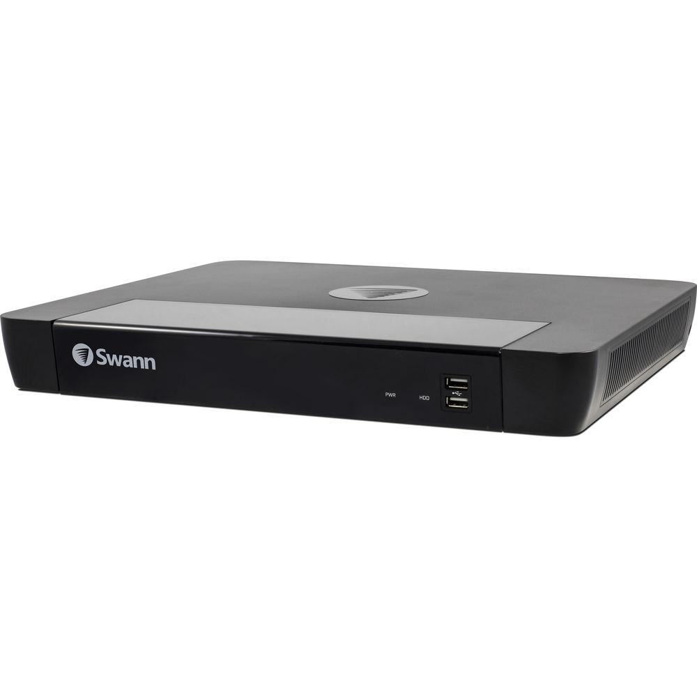 Swann 16-Channel 4K UHD NVR with 2TB HDD & 16 4K Outdoor Night Vision Bullet Cameras with Audio