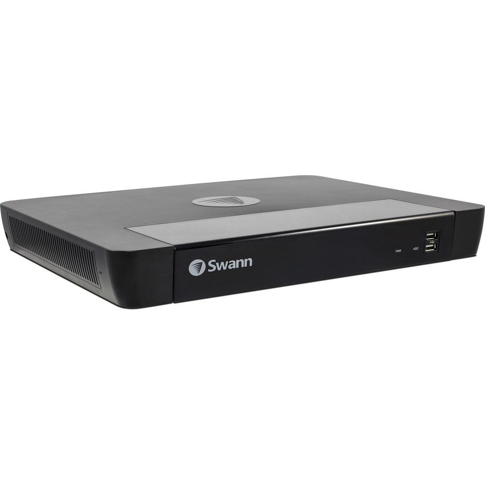 Swann 16-Channel 4K UHD NVR with 2TB HDD & 16 4K Outdoor Night Vision Bullet Cameras with Audio