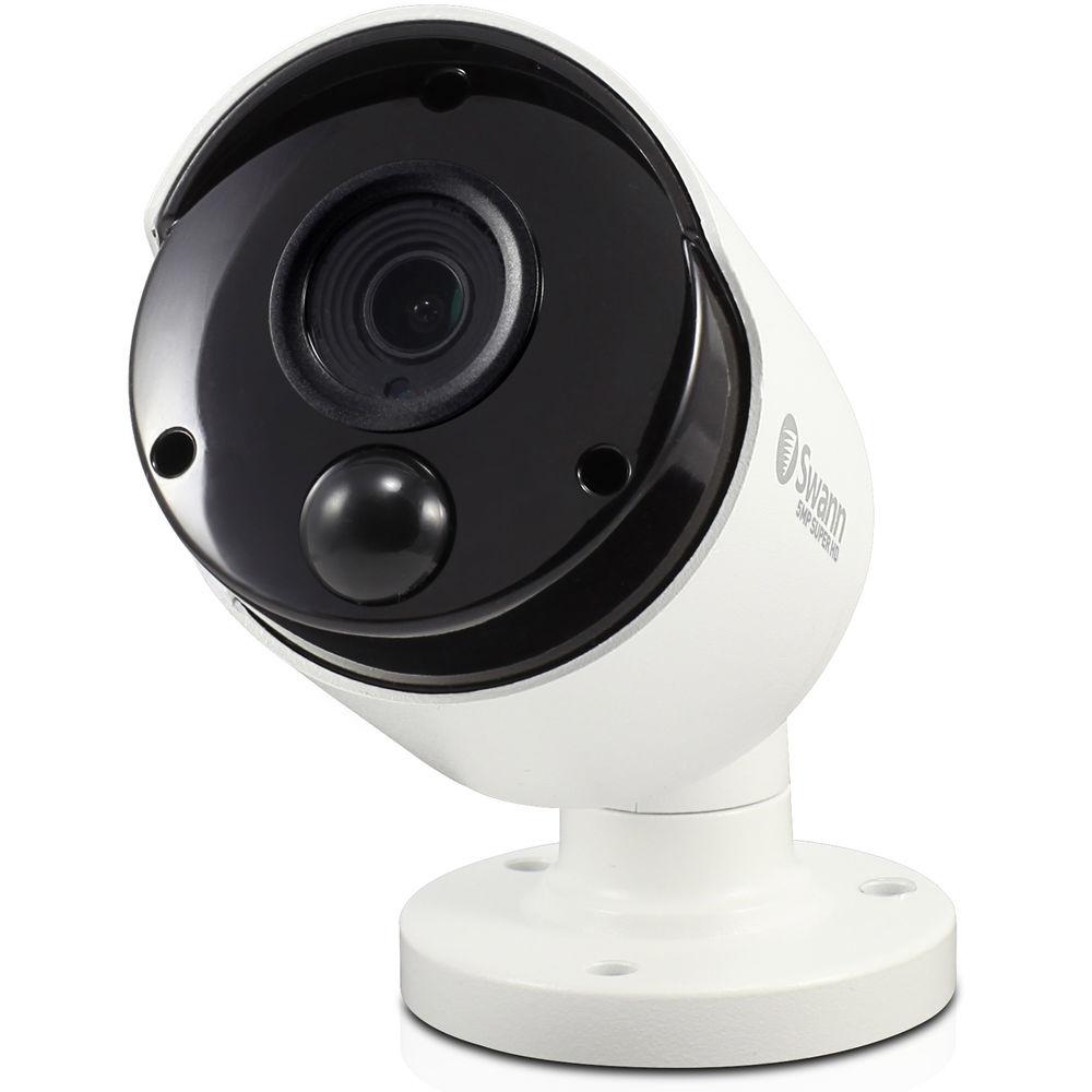 Swann 16-Channel 4K UHD NVR with 2TB HDD & 16 4K Outdoor Night Vision Bullet Cameras with Audio