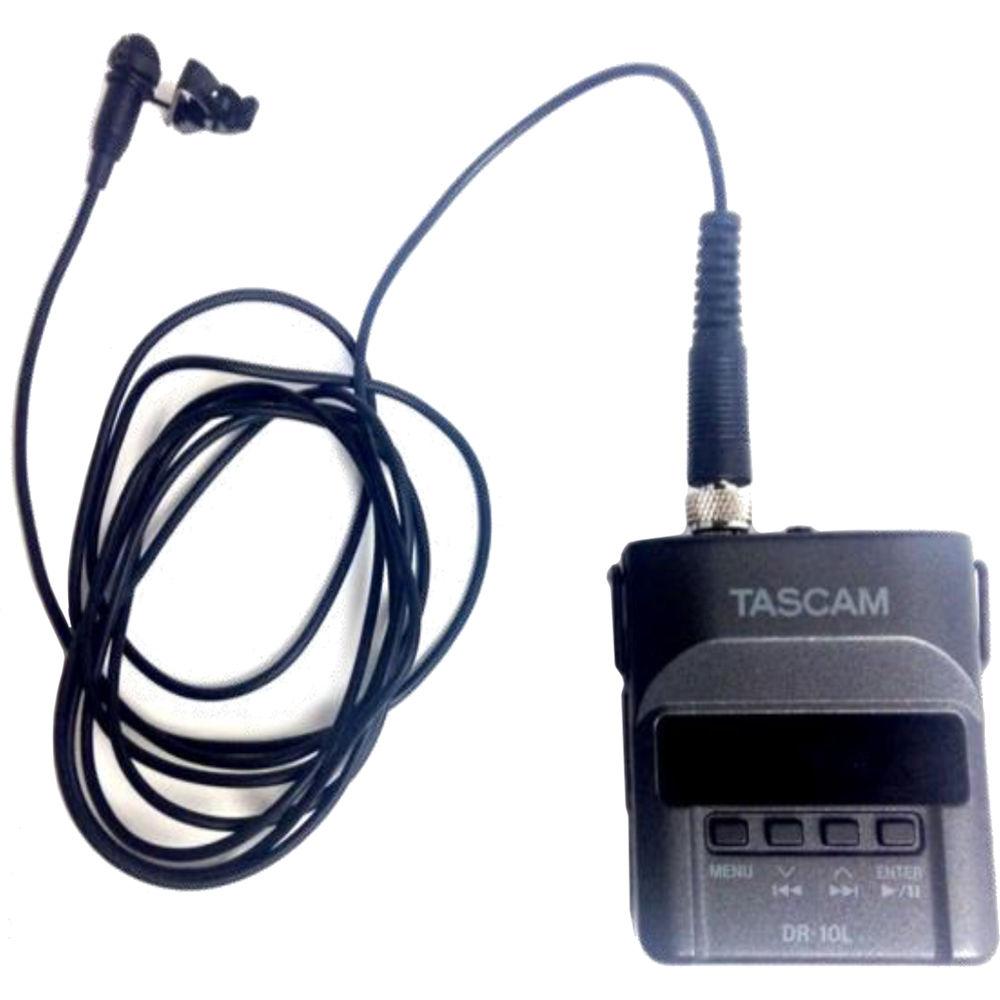 Tascam DR-10L Digital Audio Recorder with Lavalier Mic