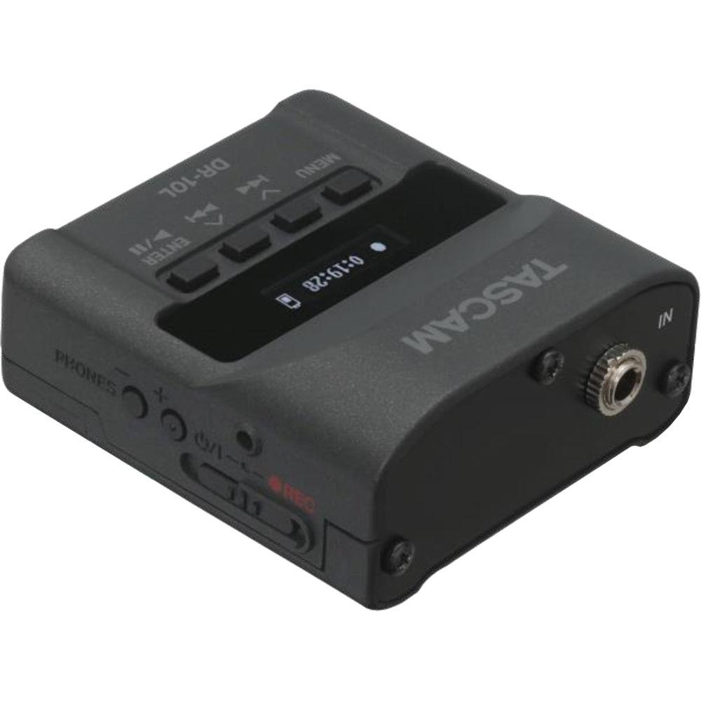 Tascam DR-10L Digital Audio Recorder with Lavalier Mic