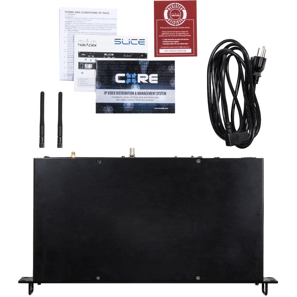 Teradek Slice 776 HEVC AVC SDI HDMI Rack-Mount H.264 Decoder with Wi-Fi and Ethernet Connectivity