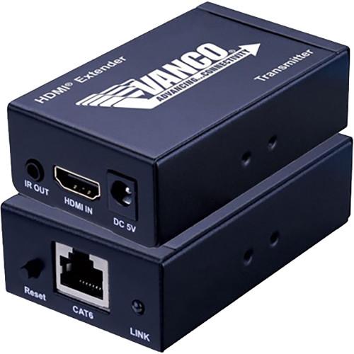 Vanco HDMI Extender over Single Cat 6 5e Cable with IR Blaster, Vanco, HDMI, Extender, over, Single, Cat, 6, 5e, Cable, with, IR, Blaster