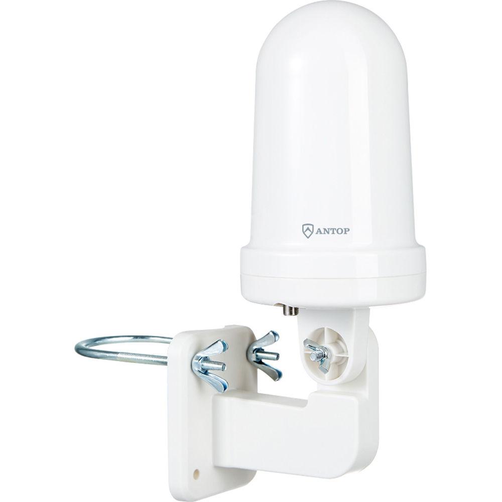 ANTOP Antennas AT-416B UFO Outdoor Attic RV Amplified HDTV Antenna