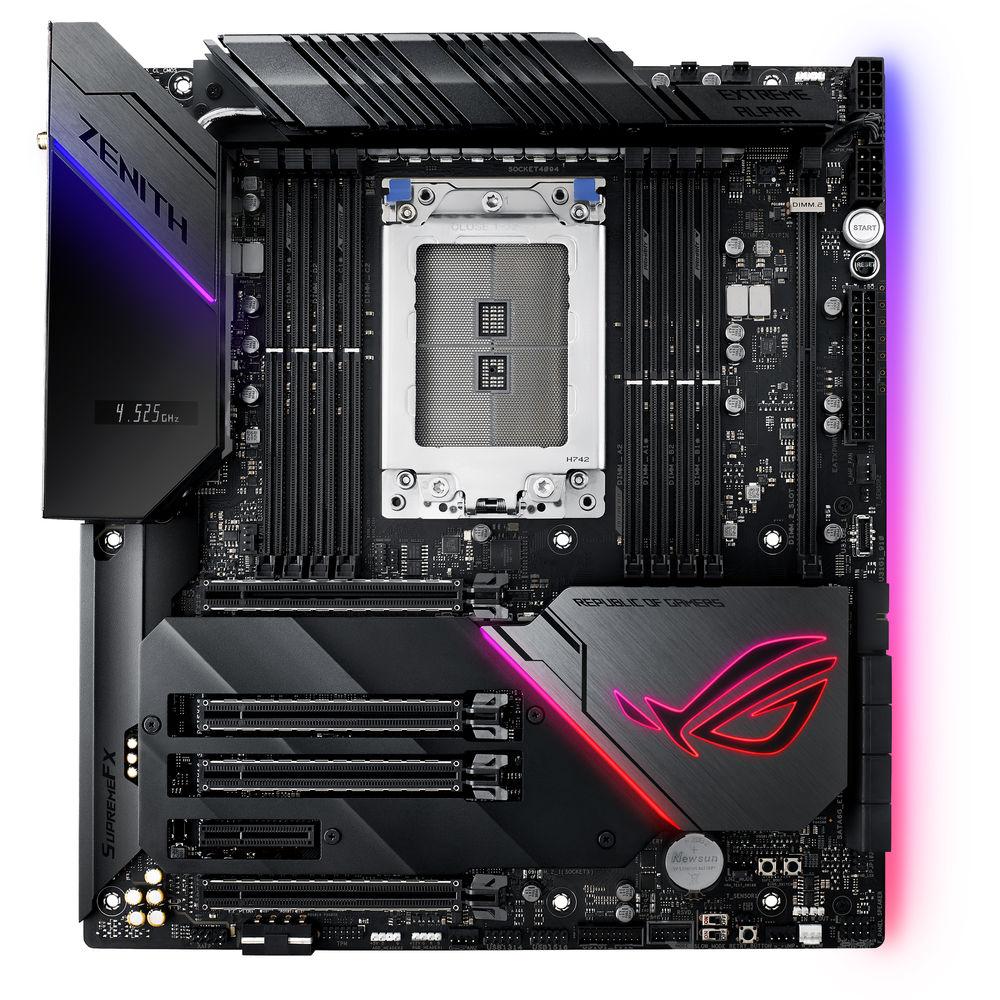 ASUS Republic of Gamers Zenith Extreme Alpha X399 TR4 E-ATX Motherboard