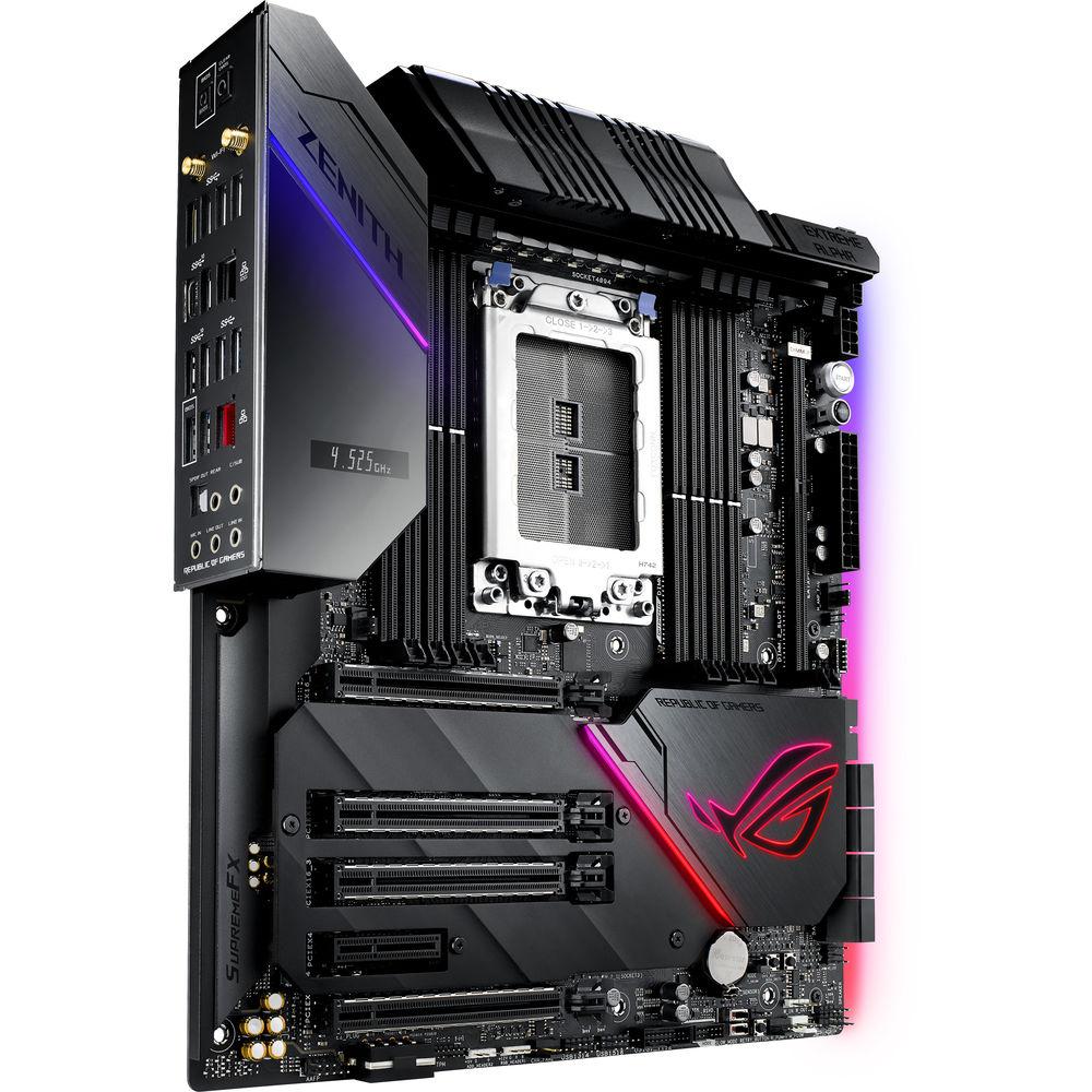 ASUS Republic of Gamers Zenith Extreme Alpha X399 TR4 E-ATX Motherboard