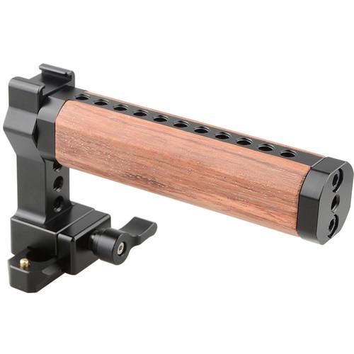 CAMVATE Quick Release Wood Top Handle with NATO Rail and Cold Shoe