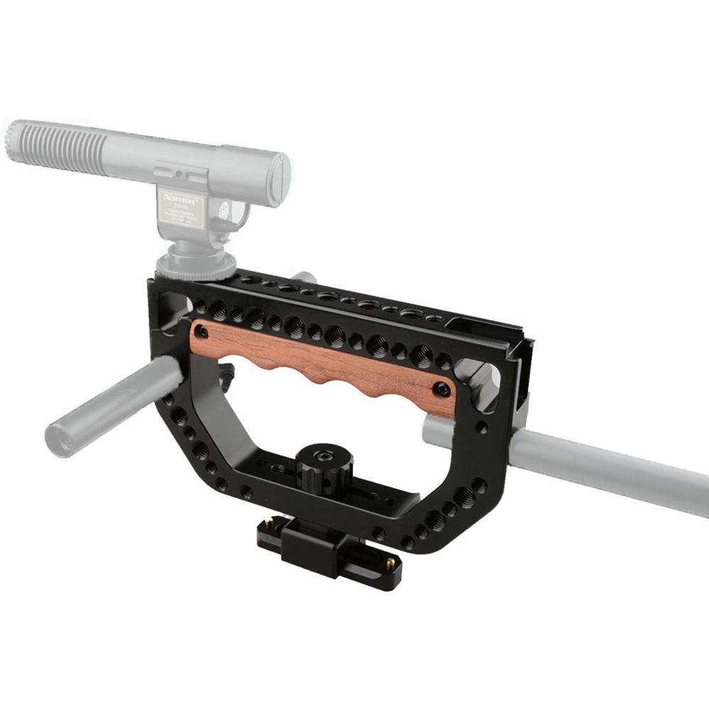 CAMVATE Top Handle with Wood Grip for Blackmagic URSA Mini