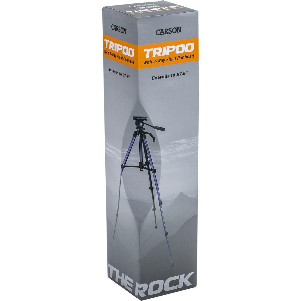 Carson TR-200 The Rock Tripod with 3-Way Pan Head