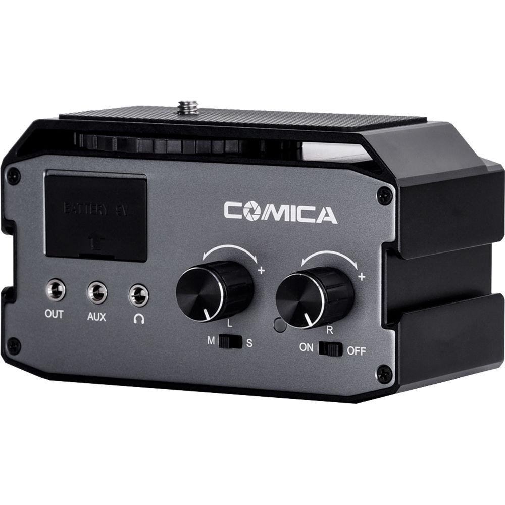 Comica Audio CVM-AX3 Dual-Channel Audio Mixer for DSLRs, Comica, Audio, CVM-AX3, Dual-Channel, Audio, Mixer, DSLRs