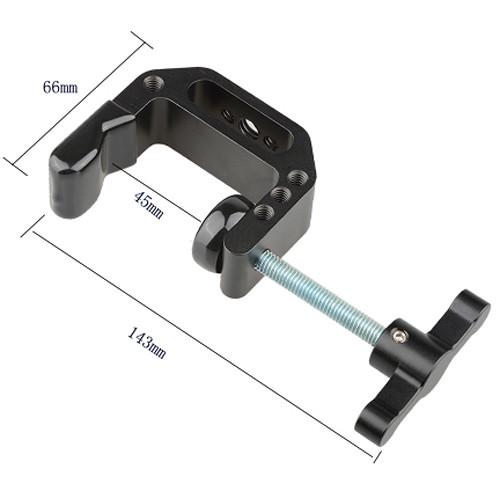 DigitalFoto Solution Limited C-Clamp 3-42mm Jaws Super Clamp With 1 4"-20 For Attached Monitor,Smartphone,LEDd Light