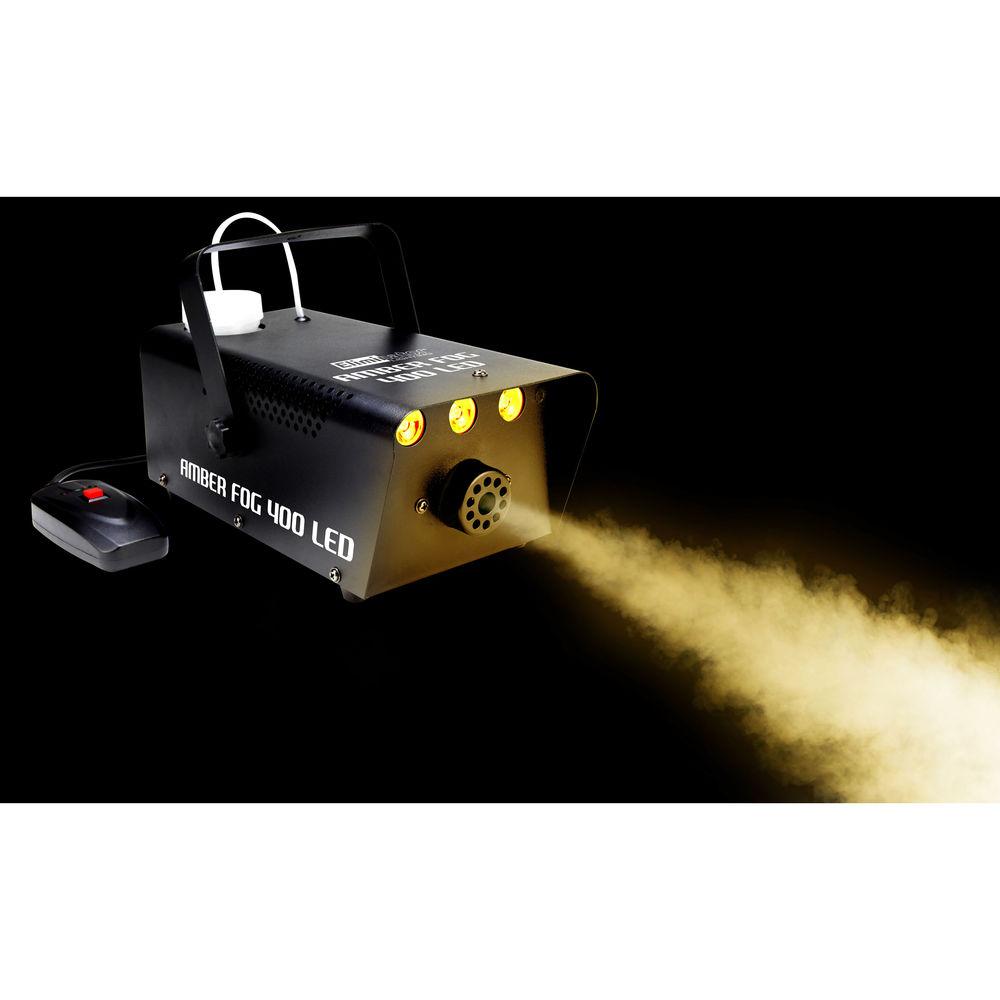 Eliminator Lighting Amber Fog 400 LED 400W Fog Machine with Amber LEDs