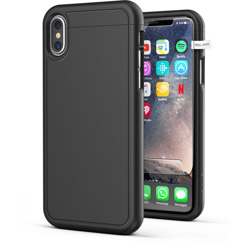 Encased SlimShield Case with Belt Clip Holster for iPhone X Xs