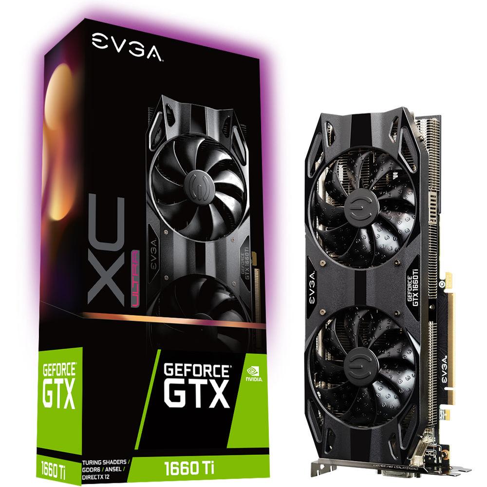 EVGA GeForce GTX 1660 Ti XC Ultra Gaming Graphics Card