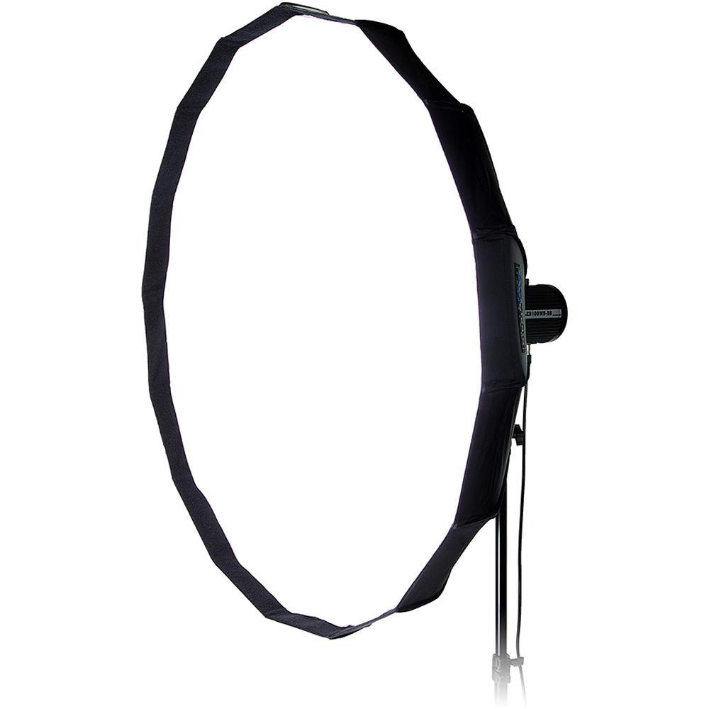 FotodioX EZ-Pro Foldable Beauty Dish Softbox Combo with 50-Degree Grid for Elinchrom Flash Heads