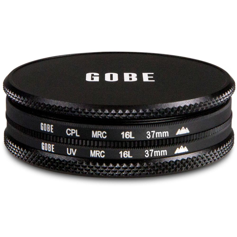 Gobe 37mm The Duet 3Peak UV and Circular Polarizer Filter Kit