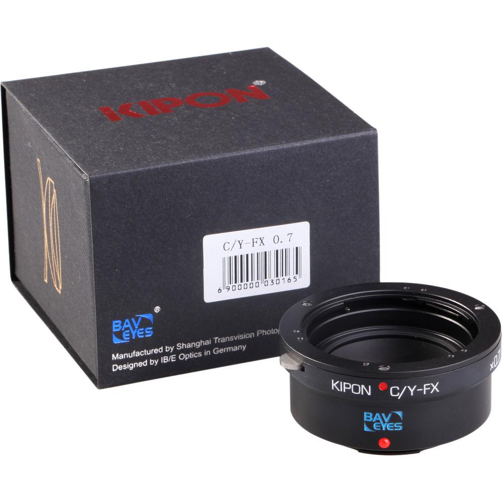 KIPON Baveyes 0.7x Lens Mount Adapter for Contax Yashica Lens to FUJIFILM FX-Mount Camera