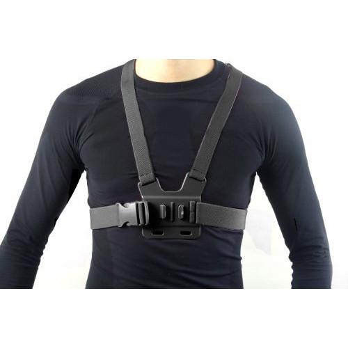 MegaGear Adjustable Chest Body Harness Belt Strap Mount for Select GoPro Cameras