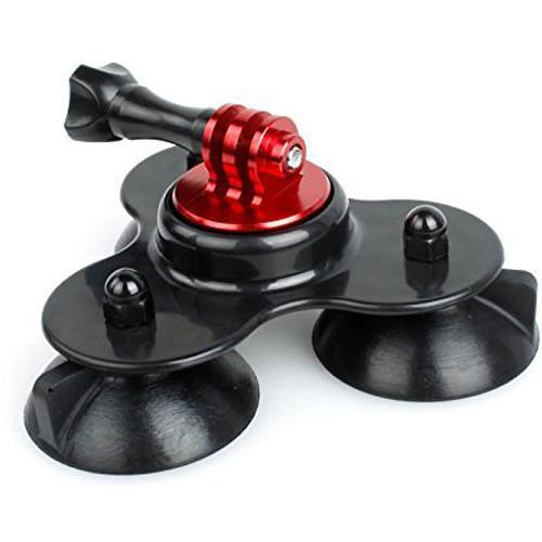 MegaGear Car Suction Cup Camera Mount Three Vacuum Base for GoPro HD, GoPro Hero3 , Hero4 5 6 Black & SJ4000