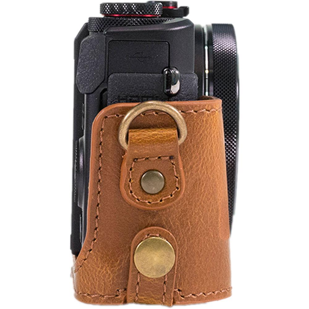 MegaGear Ever Ready PU Leather Camera Case and Strap for Canon PowerShot G7 X Mark II