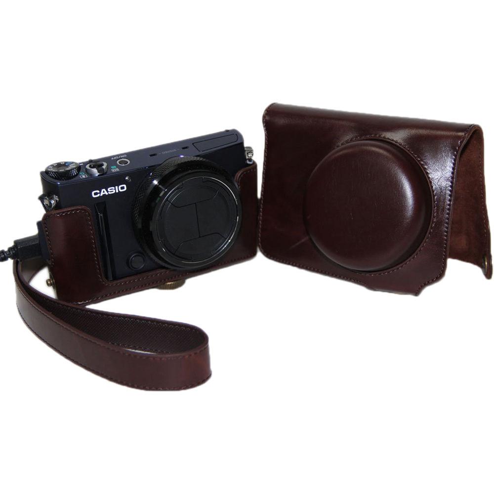 MegaGear Ever Ready PU Leather Camera Case for Casio Exilim Ex-10