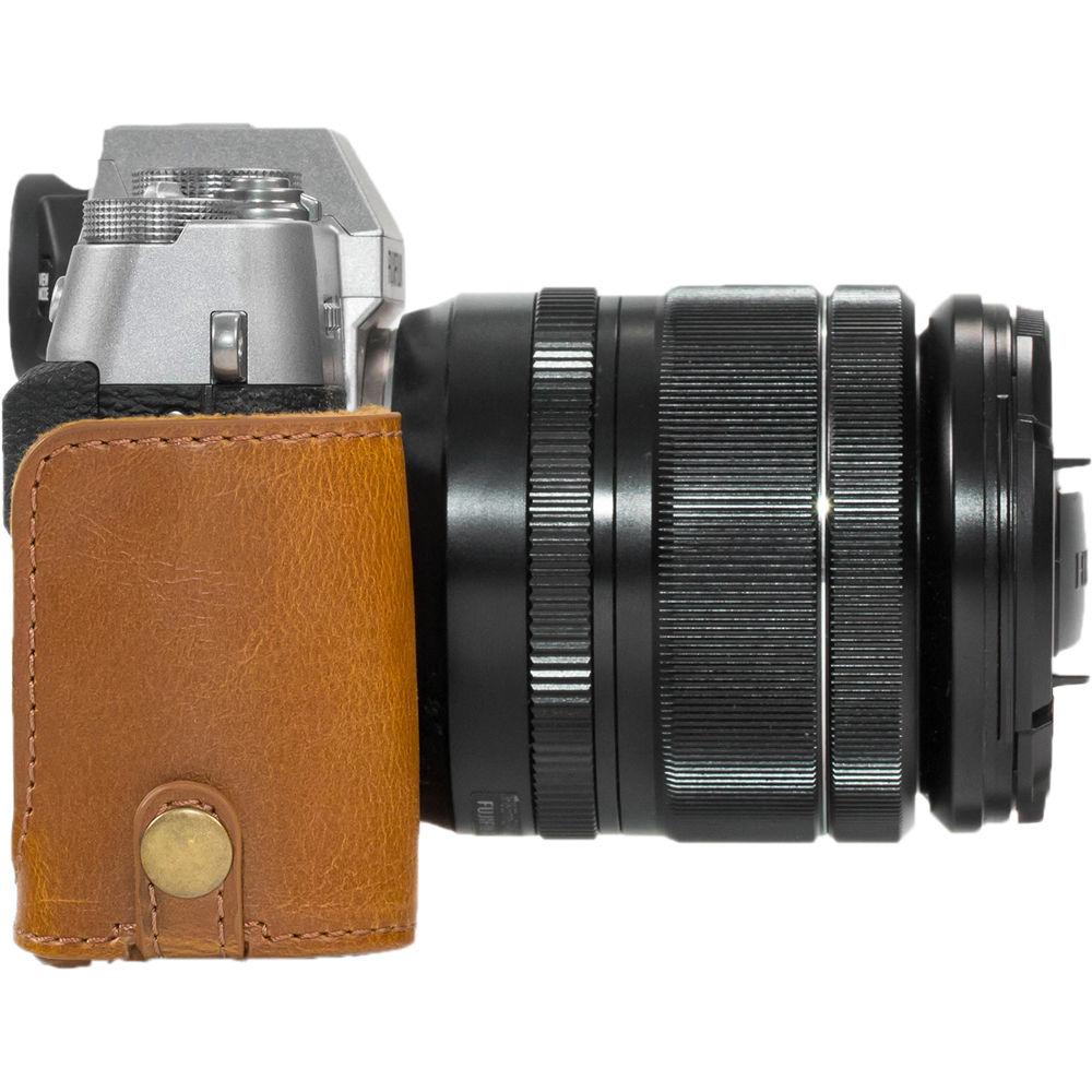 MegaGear Ever Ready PU Leather Case & Strap for Fujifilm X-T10 T20 with 16-50 18-55mm