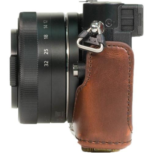 MegaGear Ever Ready PU Leather Case with Strap for Panasonic LUMIX DMC-GM5 with 12-32mm Lens