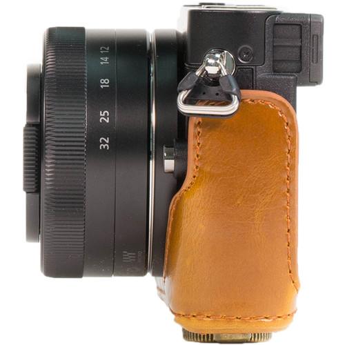 MegaGear Ever Ready PU Leather Case with Strap for Panasonic LUMIX DMC-GM5 with 12-32mm Lens