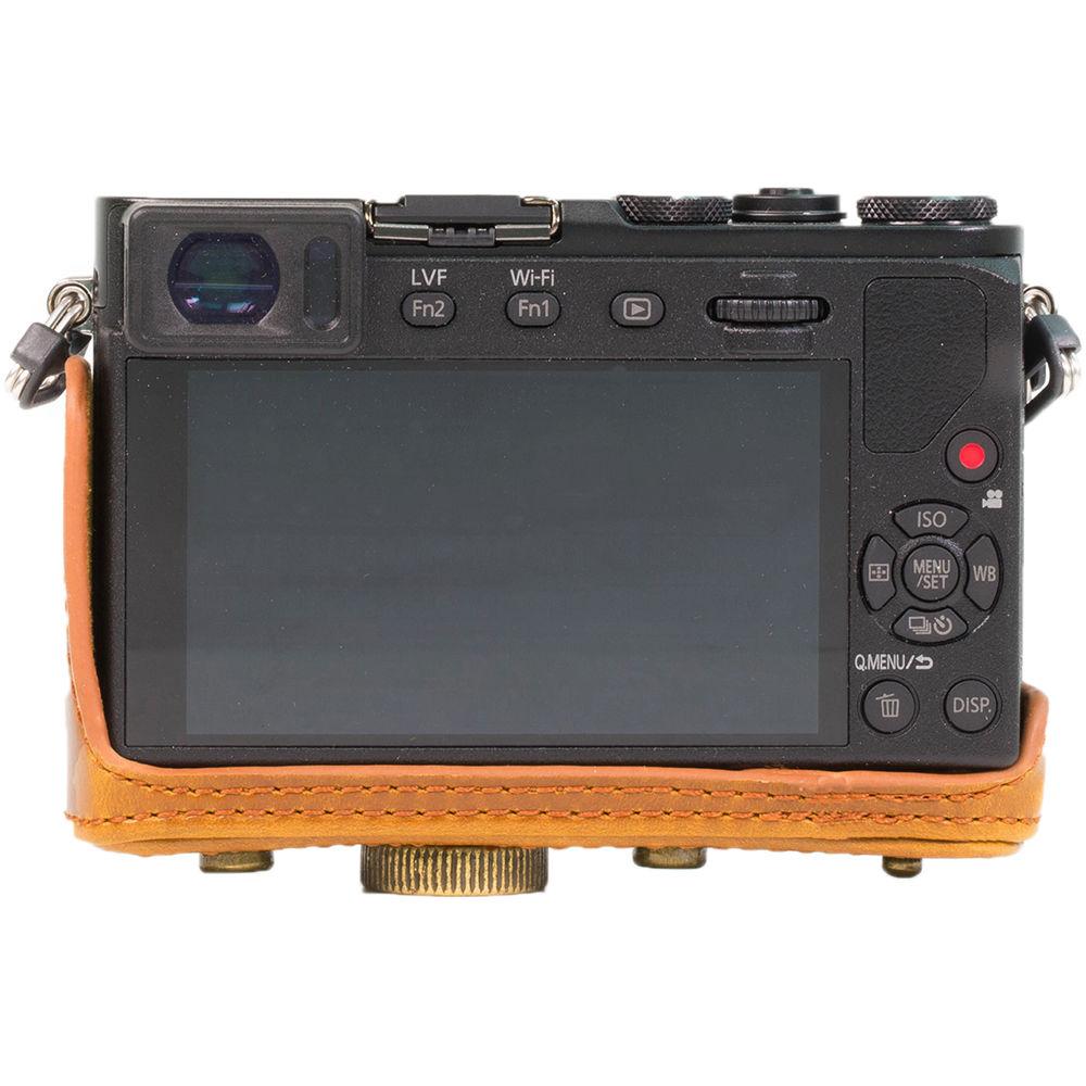 MegaGear Ever Ready PU Leather Case with Strap for Panasonic LUMIX DMC-GM5 with 12-32mm Lens