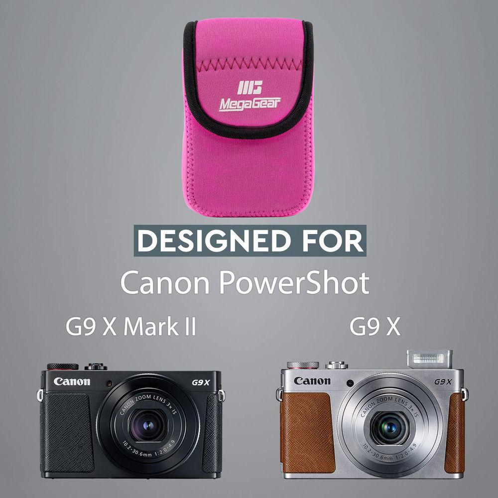 MegaGear Ultra-Light Neoprene Camera Case for Canon PowerShot G9X Mark II or G9X