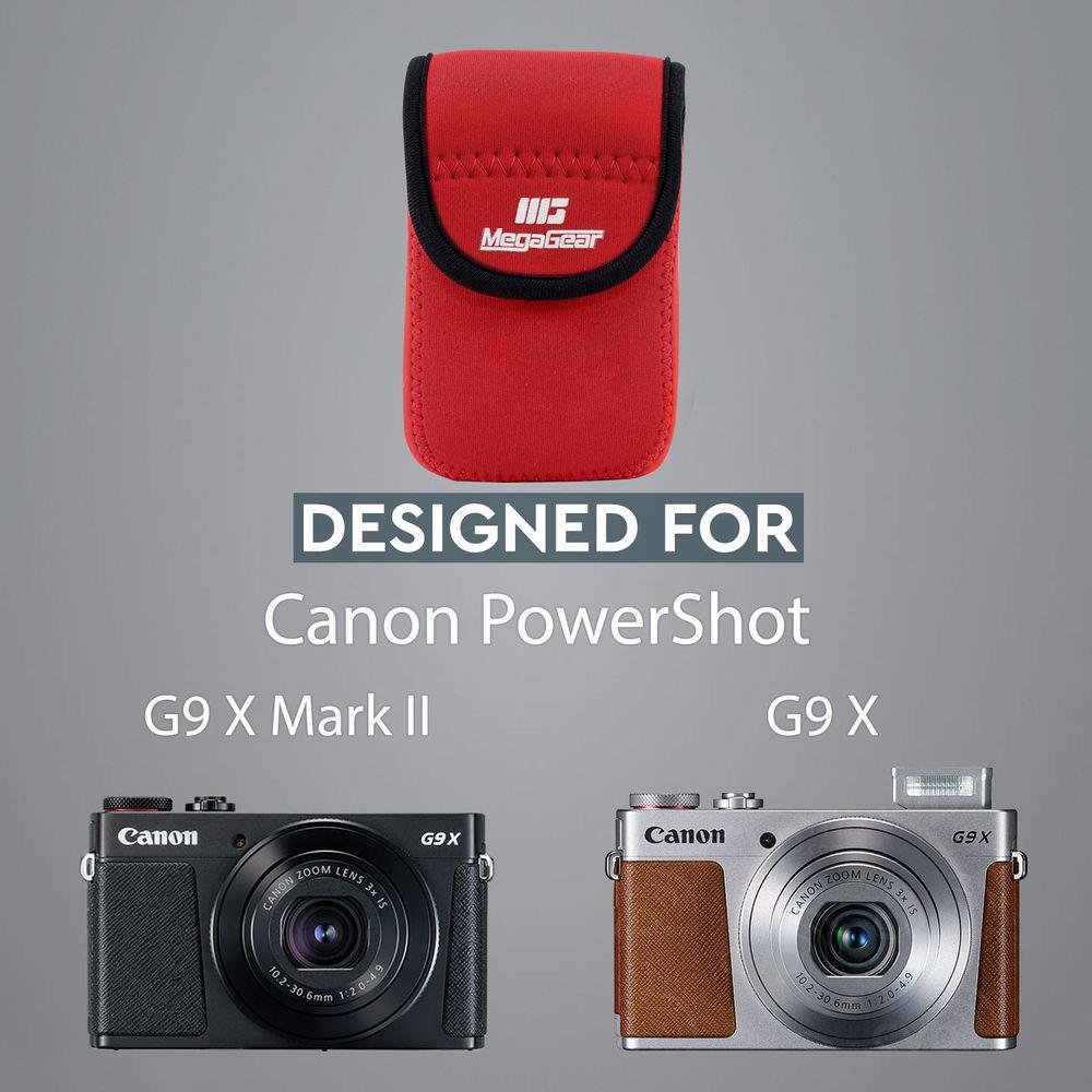 MegaGear Ultra-Light Neoprene Camera Case for Canon PowerShot G9X Mark II or G9X