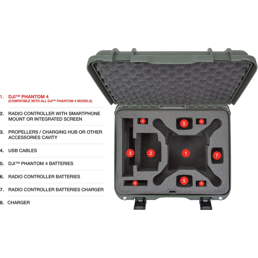 Nanuk 933 Hard-Shell Travel Case for DJI Phantom 4 Drones