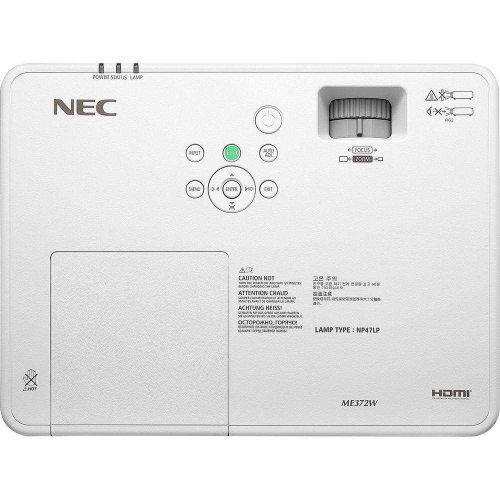 NEC NP-ME372W 3700-Lumen WXGA LCD Projector