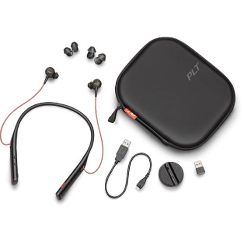 Plantronics Voyager 6200 UC Bluetooth Neckband Headset with USB Type-C Adapter
