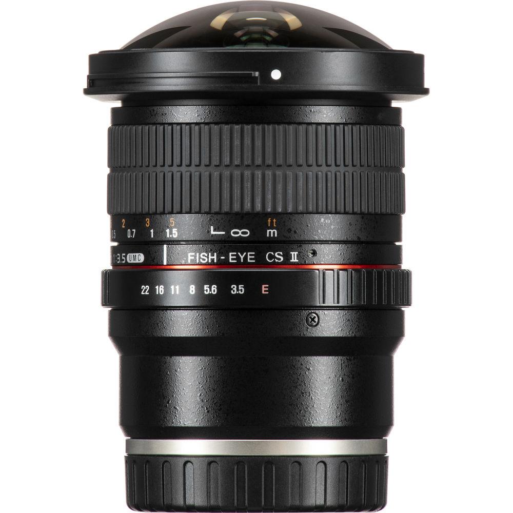 Samyang 8mm f 3.5 AS MC Fisheye CS II DH Lens for Sony E