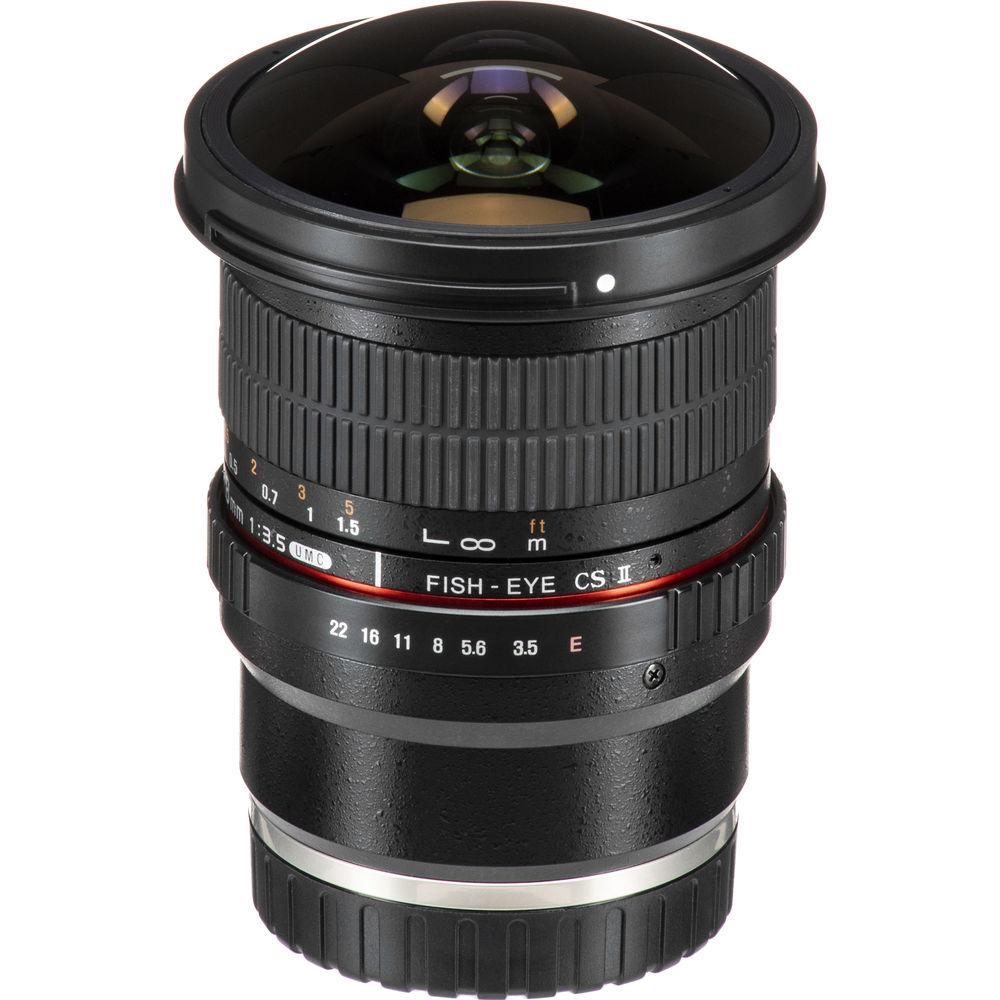 Samyang 8mm f 3.5 AS MC Fisheye CS II DH Lens for Sony E