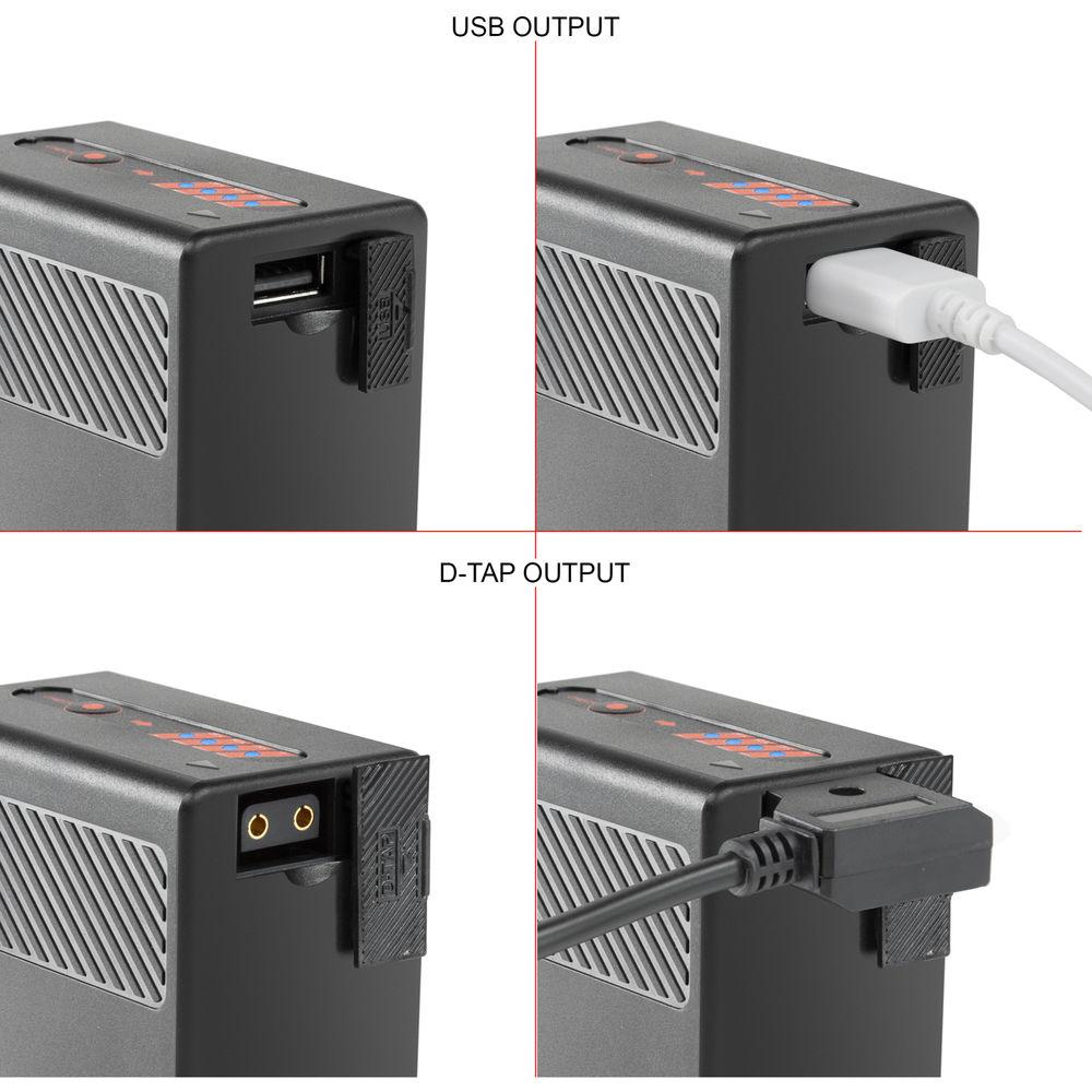 SHAPE BP-U65 Dual Charger with Two 65Wh Lithium-Ion Batteries