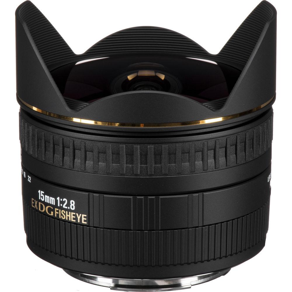 Sigma 15mm f 2.8 EX DG Diagonal Fisheye Lens for Canon EF