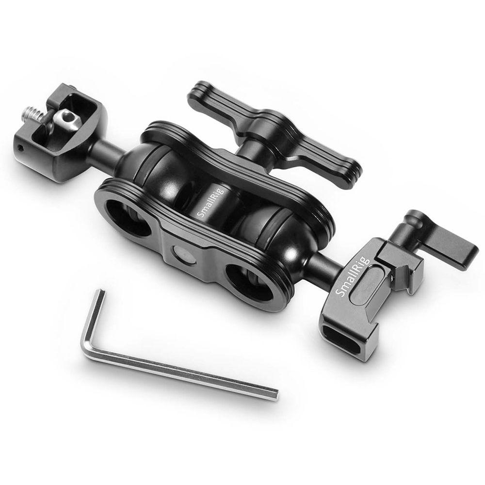 SmallRig Articulating Arm with 1 4"-20 Screw Ball Head and NATO Clamp Ball Head