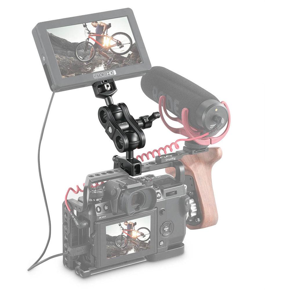 SmallRig Articulating Arm with 1 4"-20 Screw Ball Head and NATO Clamp Ball Head